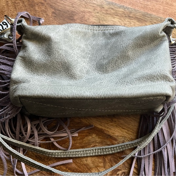 Light grey Holy Cow Couture itty bitty designer with lavender fringe - Picture 3 of 3